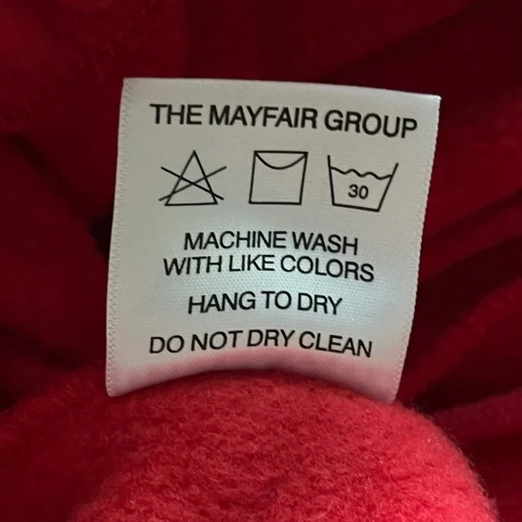 The Mayfair Group Somebody Loves You Red Sweat Drawstring Shorts Size  XS - Picture 8 of 8